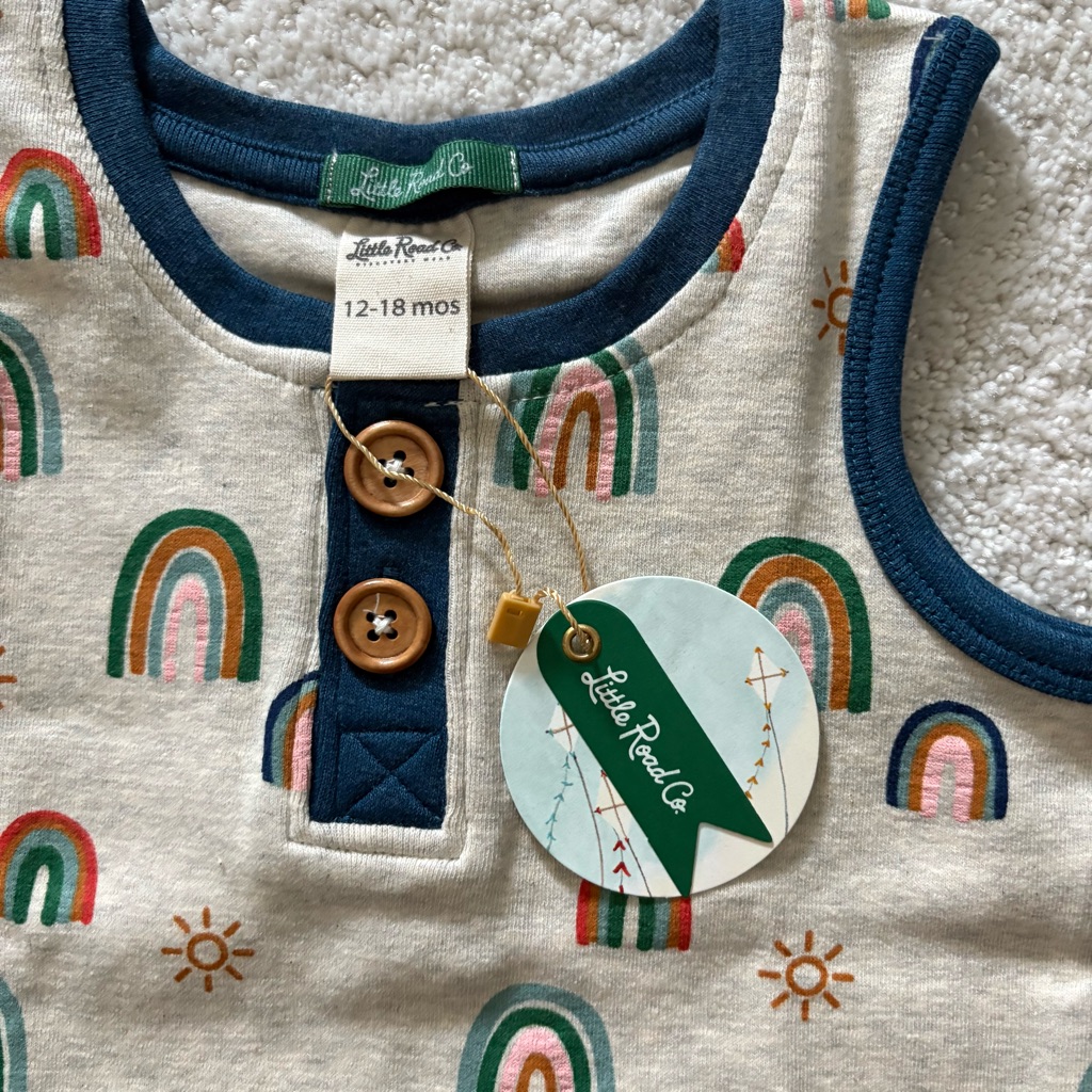 Little Road Co. Rainbow Tank - Size 12-18 Months New! — image 4 of 4